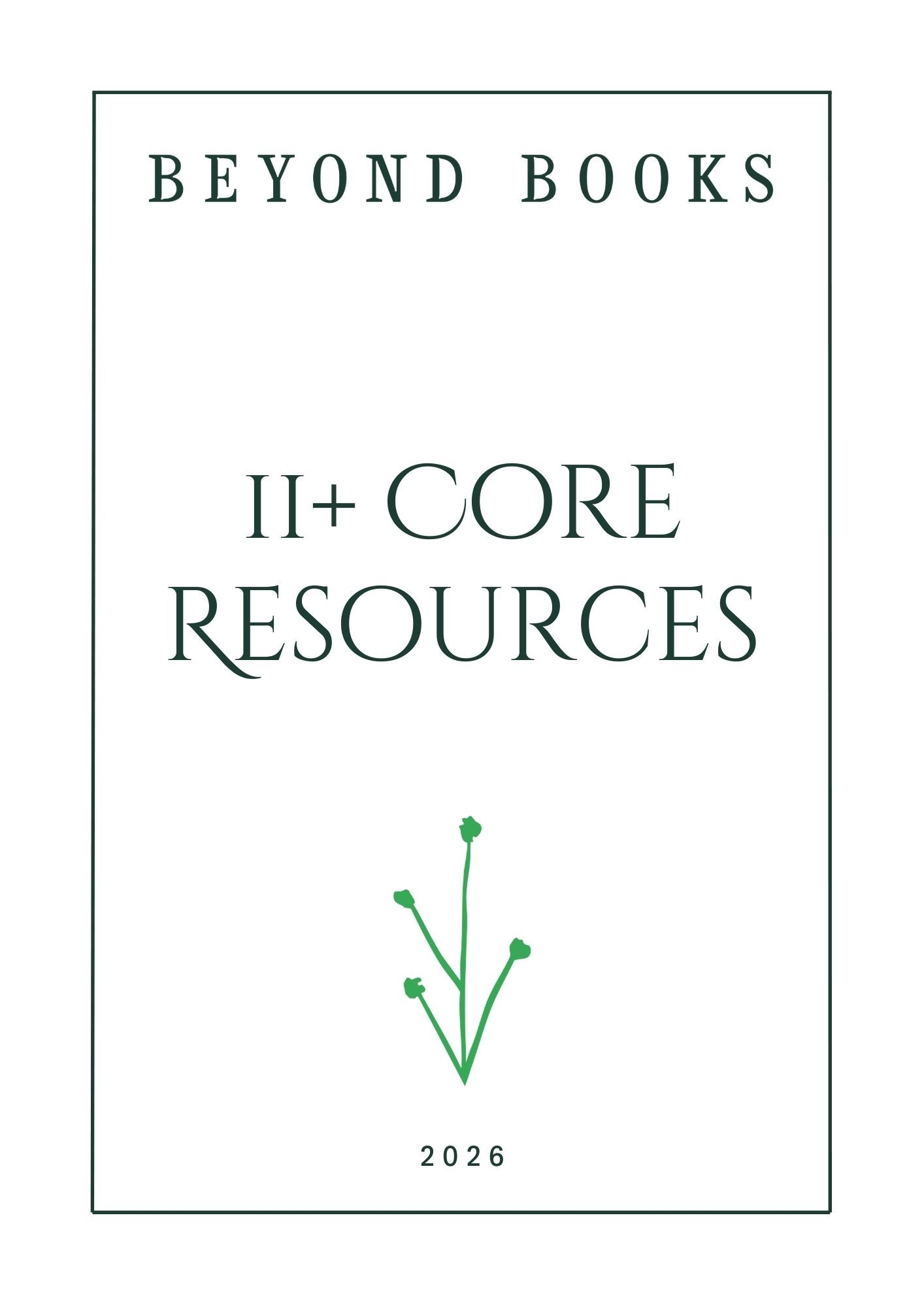 11+ Core Resources